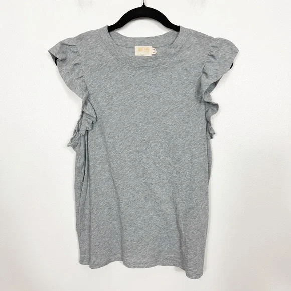 Evereve Nation LTD Paulette Cotton Tank in Heathergrey Size Medium - Picture 2 of 6